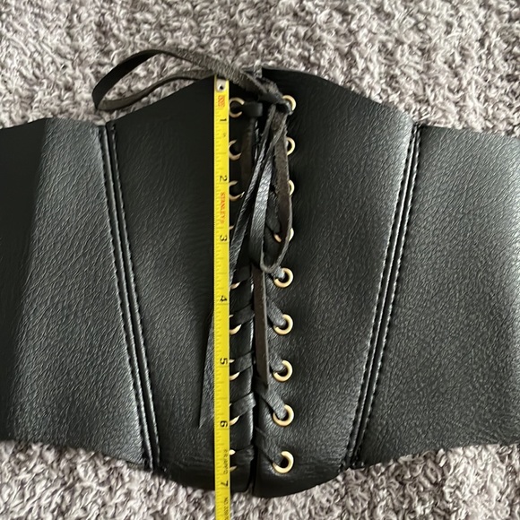 NWT! Black Tie-Front Under-Bust Belt, Women’s Small - Picture 5 of 6